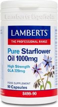 Lamberts Borageolie High-GLA - 1000 mg - 90 V Capsules