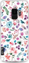 Casetastic Samsung Galaxy S9 Hoesje - Softcover Hoesje met Design - Flowers Wild Nature Print