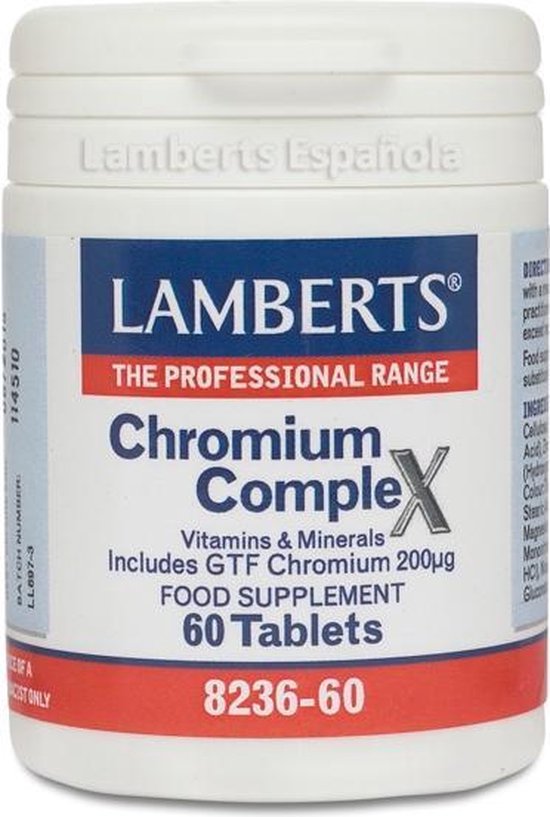 Lamberts Chroom Complex - 60 Tabletten - Lamberts
