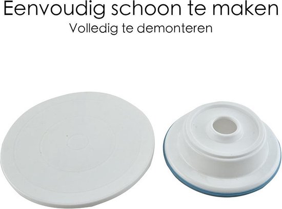 Taartplateau Draaibaar 27 Cm Met Taartspatel - Draaiplateau Voor Het Decoreren En Bakken Van Taarten