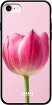 iPhone 7 Hoesje TPU Case - Pink Tulip #ffffff