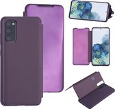 Paars hoesje Samsung Galaxy S20 - Book Case
