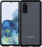 Samsung Galaxy S20 zwart Backcover hoesje - Glas en metaal