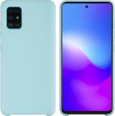 Samsung Galaxy A71 Lichtblauw Backcover hoesje - silicone (A715F)