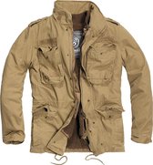 Heren - Mannen - Outdoor - Stevige Kwaliteit - Zware materialen - Outdoor - Urban - Streetwear - Tactical - Jas - Jacket - M-65 - Giant - Winter - Jacket camel