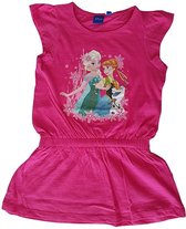 Disney Frozen - Elsa, Anna & Olaf - Jurkje - Fuchsia - 98 cm - 3 jaar - 100% Katoen