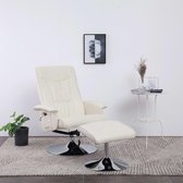 Elektrische Massage Fauteuil met voetenbankje (Incl LW anti kras viltjes) - Loungestoel - Lounge stoel - Relax stoel - Chill stoel - Lounge Bankje - Lounge Fauteil