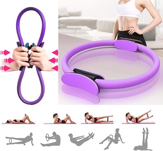 Multifunctionele Yoga & Pilates Ring - Ergonomische Design - Magic Fitness  Ring -... | bol.com