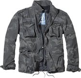 Heren - Mannen - Outdoor - Stevige Kwaliteit - Zware materialen - Outdoor - Urban - Streetwear - Tactical - Jas - Jacket - M-65 - Giant - Winter - Jacket dark camo