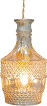 Chiq Interior Cognac Glass Bottle - Design Hanglamp Glas