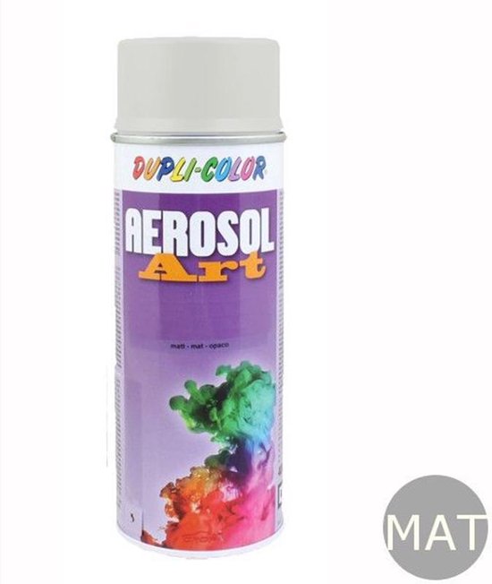 Foto: Spuitbus ral 9003 mat signaalwit duplicolor aerosolart 400 ml