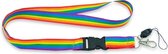 Keycord / Lanyard / Sleutelkoord / Badgehouder | Regenboog / Rainbow