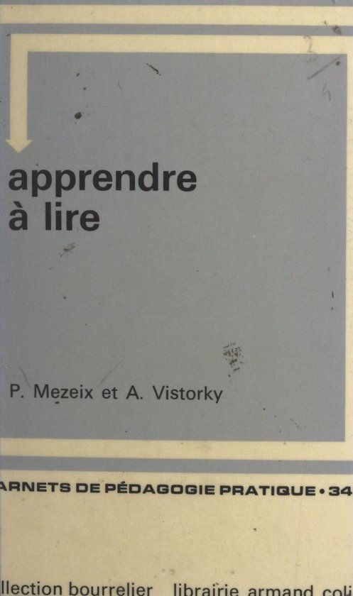 Apprendre à lire - cover