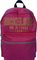 Rugzak Nickelson Girls roze 41x30x16 cm