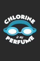 Chlorine is my perfume: 6x9 Swimmingl - dotgrid - dot grid paper - notebook - notes