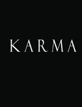 Karma: Black White Decorative Book to Stack Together on Coffee Tables, Bookshelves and Interior Design - Add Bookish Charm De