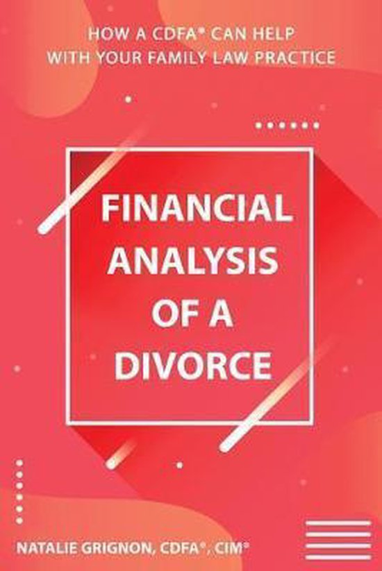 Financial analysis of a divorce - cover