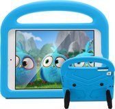 Case2go - Hoes geschikt voor iPad Air 10.5 (2019) hoes - Schokbestendige case met handvat - Sparrow Kids Cover - Licht Blauw