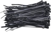 Kabelbinders 2,5 x 100 mm   -   zwart   -  zak 100 stuks   -  Tiewraps   -  Binders