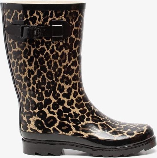 Mountain Peak dames regenlaarzen met luipaardprint Bruin Maat 36 Mountain Peak dames regenlaarzen met luipaardprint Bruin Maat 36