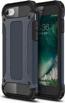 Hoesje Geschikt voor Apple iPhone SE (2020 / 2022) | Shock Proof | Hybride Back Cover | Beschermhoes | Schokbestendig | Extra bescherming | Blauw