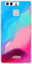 Huawei P9 Hoesje Transparant TPU Case - Abstract Hues #ffffff