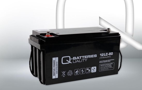 Q-Batteries 12LC-80 LC 12V 82Ah AGM