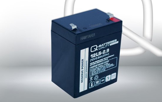 Q-Batteries 12LS-2.9 LS 12V 2.9Ah AGM