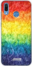 Honor Play Hoesje Transparant TPU Case - Rainbow Veins #ffffff