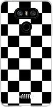 LG G6 Hoesje Transparant TPU Case - Checkered Chique #ffffff