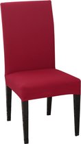 Stoelhoes voor Eetkamerstoel - 2 Stuks - Licht Rood - Stretch Materiaal - Universele Stoelhoezen - Bescherming voor uw stoelen - Nieuw uiterlijk