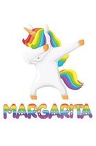 Margarita: Margarita 6x9 Journal Notebook Dabbing Unicorn Rainbow