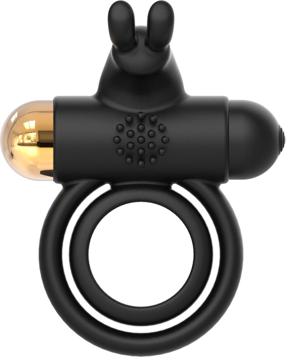 Elite Joel Vibratie Cockring – Zwart