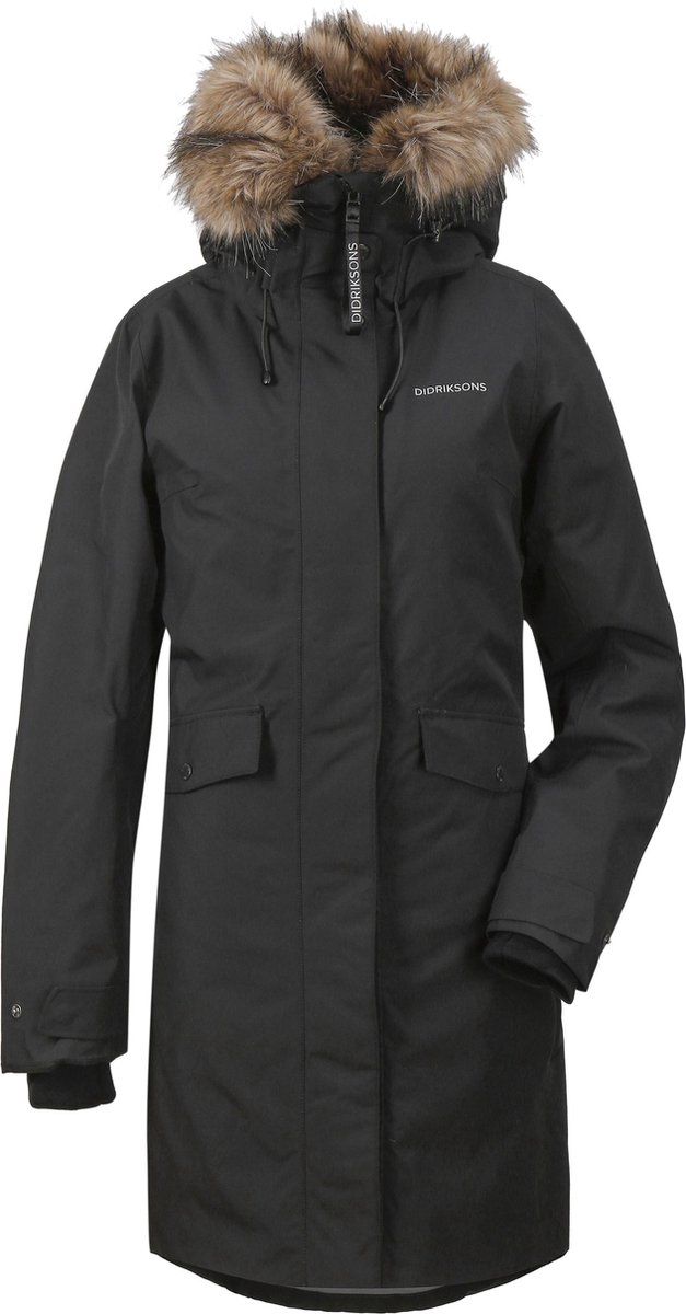 Didriksons Erika Wns Parka – Vrouwen Zwart