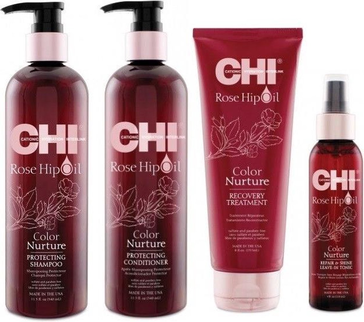 Gekleurd haar pakket CHI Rose Hip Oil