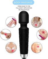 Mylovetoy Wand Massager - Vibrator - Zwart