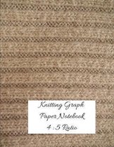 Knitting Graph Paper Notebook 4: 5 Ratio: Knitter's Graph Paper, Knitting Design, 4:5 Ratio, 110 Pages, 8.5 x 11