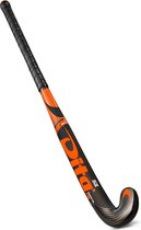 Dita Carbotec Pro C100 X-Bow Hockeystick - 37.5 Inch - Zwart/Fluo Rood