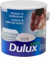 Dulux Keuken & Badkamer Verf - Satin - Amandel - 2.5L