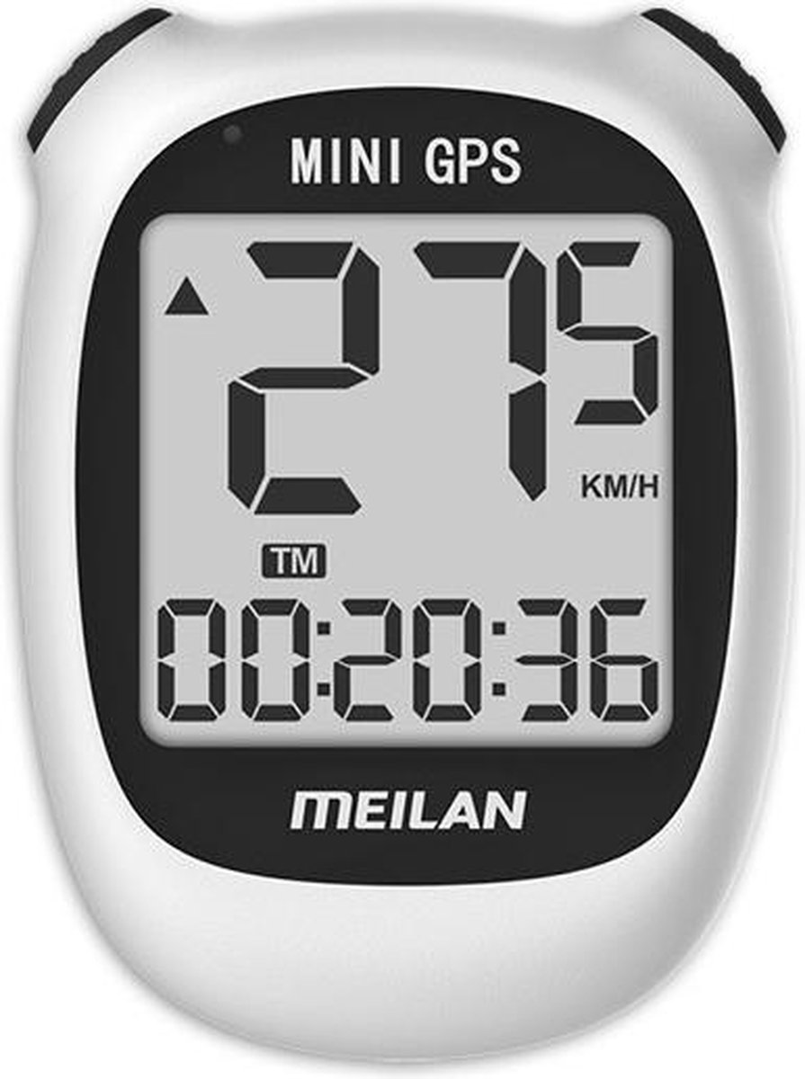 Meilan GPS Fietscomputer - M3 - Oplaadbaar - 1.7 Inch Scherm - Met GPS Functie - Wit