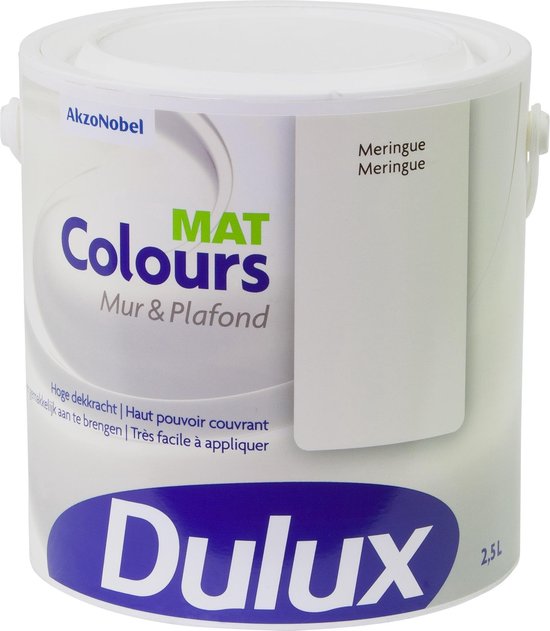 Dulux Colours Mur & Plafond - Mat - Meringue - 2.5L