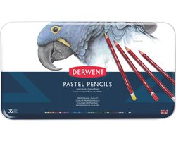 Derwent pastel potloden blik 36 stuks