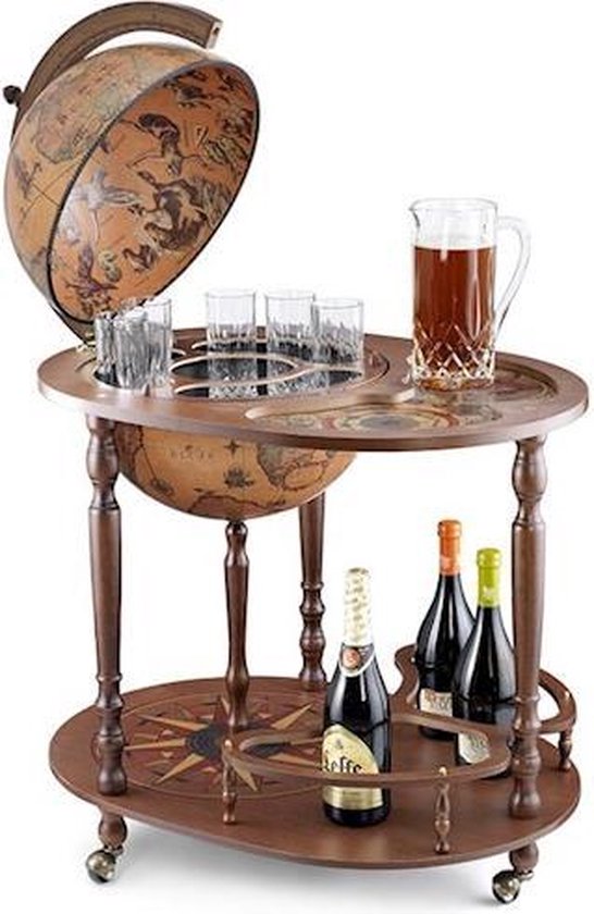 fossiel Voorverkoop kolonie Globebar - Drankkast wereldbol - Decoratief meubel - Giasone - Flessenkast  Barglobe... | bol.com