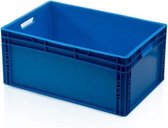 Plastic Krat 60x40x27 cm blauw Eurobox Eurokrat Stapelkrat Stapelbox