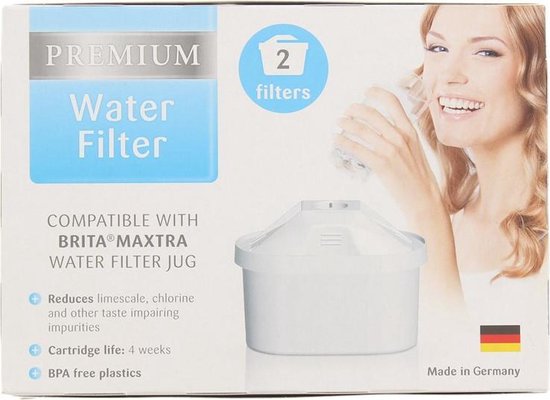 Cartouches de filtre à eau - 2 pièces | Filtre à Water Premium | Cartouches  filtrantes... | bol.com