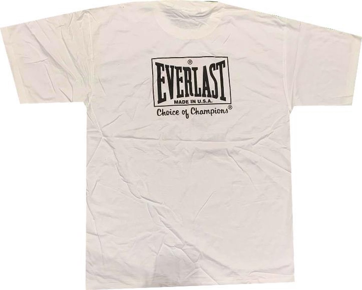Everlast - T-shirt USA Boxing - Heren - Wit - Maat L | bol.com