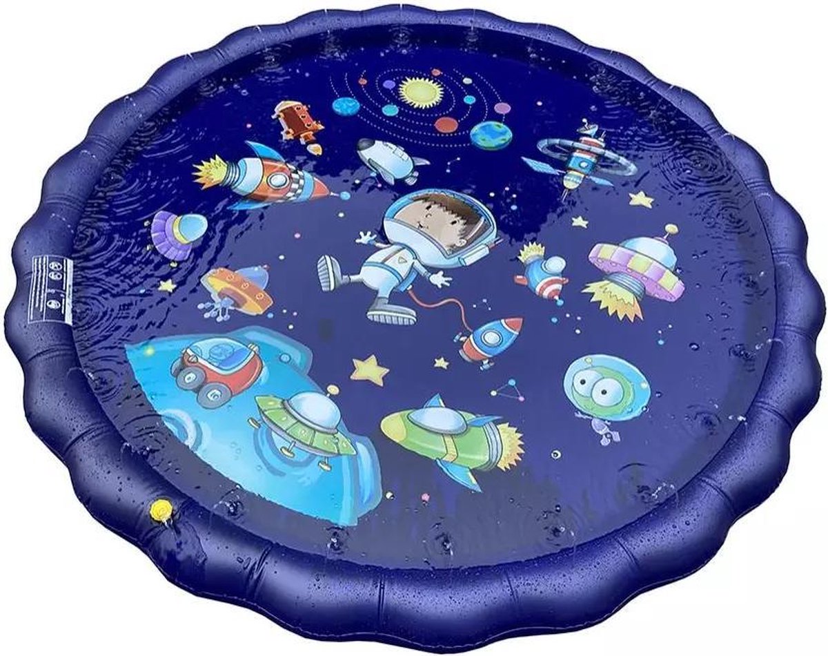 170cm Tapis de Jeu de Jet et d'éclaboussure d'eau Piscine pour bébé l'eau