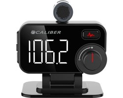 Caliber Bluetooth FM Transmitter - Autolader QC3.0 - Carkit - Muziek streamen en handsfree bellen - Helder Display (PMT565BT)
