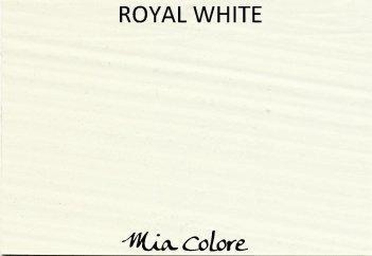 Royal white krijtverf Mia colore 0,5 liter