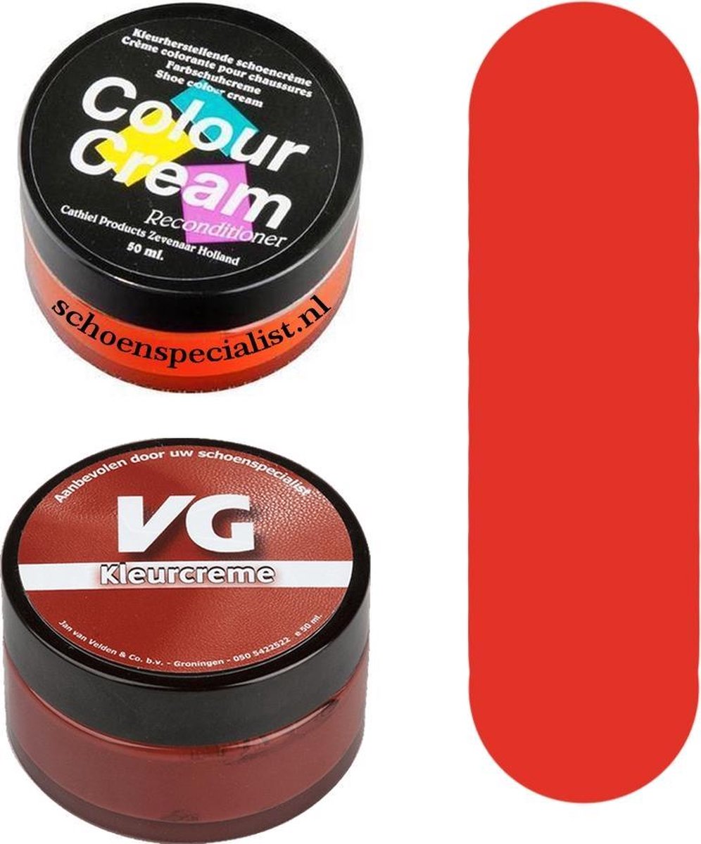 18 oranje Kleurcrème (Schoensmeer)